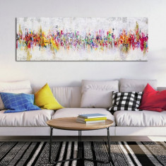 Tablou abstract Pictura tablou decorativ dimensiuni mari in relief 180x100cm