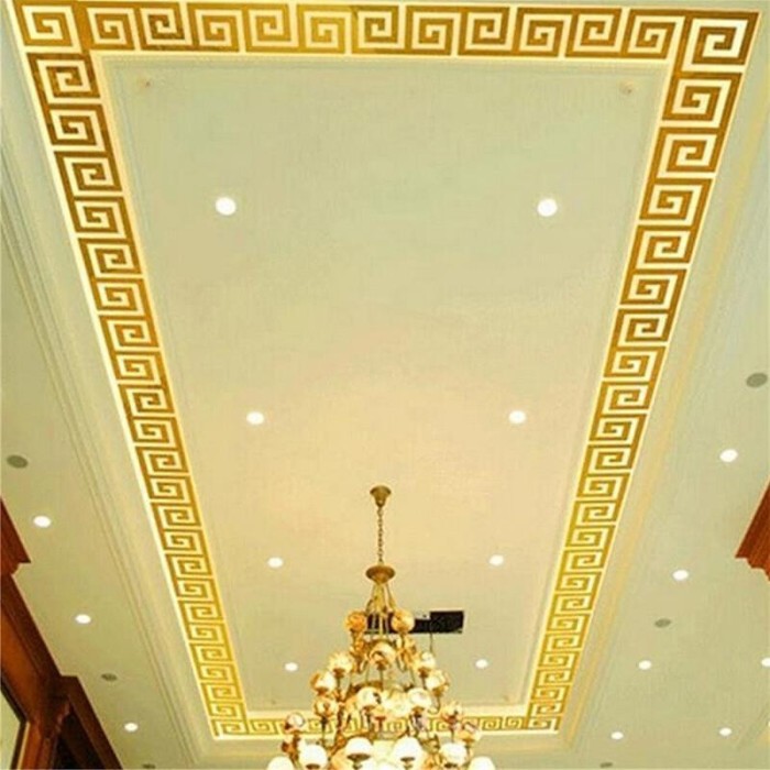 Set Oglinzi Design Versace - Oglinzi Decorative Acrilice Gold Plated - MyStyle&reg; Luxury Home 10 bucati/set