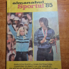 almanahul sportul 1985-maricica puica si ivan patzaichin campioni olimpici