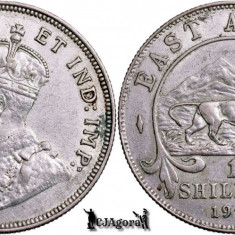 1924, 1 Shilling - George al V-lea - Africa de Est Britanică | KM 21