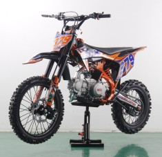 Motocicleta cross Thor Evolution 17/14 125cc 4T benzina negru/portocaliu