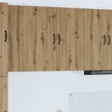 vidaXL Dulap suspendat de bucătărie Stejar Artizanal 80 x 31 x 80 cm 885414