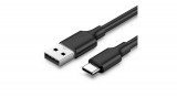 Ugreen USB - Cablu de date și &icirc;ncărcare USB tip C 3A 1m - negru(60116)