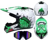 Cumpara ieftin Casca Moto Atv Cross Enduro Downhill Oem Unisex + Ochelari, Policarbonat ABS, Marimi S M L, 1000g