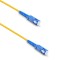 Cablu retea fibra optica 3M, conectare internet simpla 9/125um, SC-SC, UPC, G652D