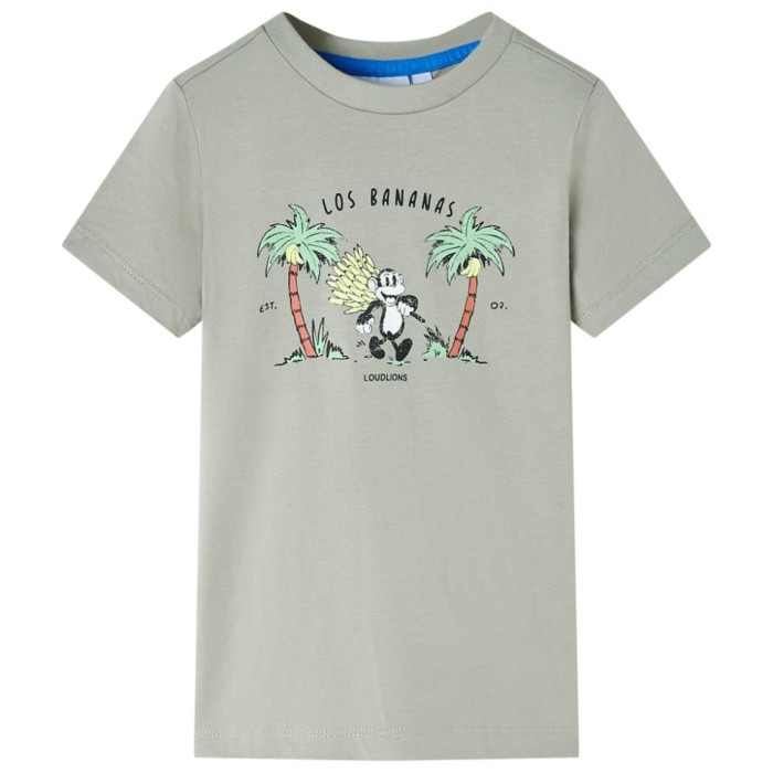 Tricou pentru copii, kaki deschis, 116