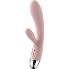 Vibrator SVAKOM Alice, 8 Moduri Vibratii, Silicon, Roz Pal, 17.6 cm