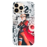 Husa compatibila cu Apple iPhone 14 model Naruto Shippuden Manga, Silicon, TPU, Viceversa