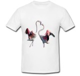 Cumpara ieftin Tricou &quot; Flamingo cuplu &quot;