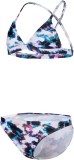 Costum de baie din doua piese pentru fete ARENA Tie And Dye Bikini Triangle, 8-9 ani - OUTLET
