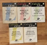 Probleme de algebra si analiza matematica pentru liceu de Ion Petrica (5 vol.)