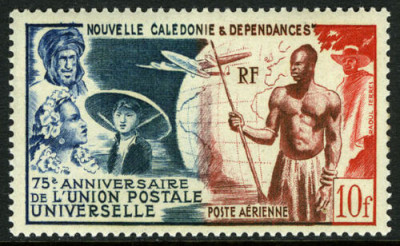 New Caledonia 1949 - UPU, neuzata foto