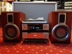 MicroSistem PHILIPS model MC-D708 - Amplificator/Boxe/CD/Tuner/Telecomanda/Impecabil