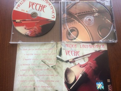 muzica lautareasca veche vol. III cd disc selectii muzica intercont music 2005 foto