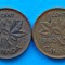 CANADA 1 CENT 1941 + 1 CENT 1963 STARE EXCELENTA