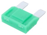 Siguranță auto 30A 58VDC 29mm aliaj de staniu, ESKA