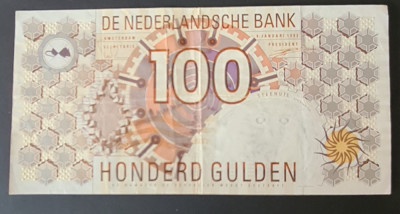 Olanda 100 gulden 1992 foto