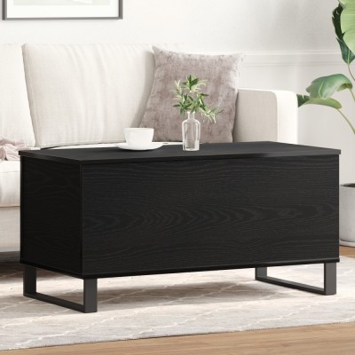 vidaXL Masă de Cafea Stejar negru 90 x 44.5 x 45 cm Lemn compozit 862968 foto