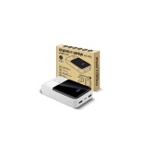 Baterie Externa everActive EB-20Q 20000mAh 22.5W USB-C + 2x USB-A ecran LCD Alb