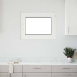 VidaXL Fereastră de subsol &bdquo;RISOR&rdquo; 80x50 cm oscilo-batantă DIN dreapta, albă