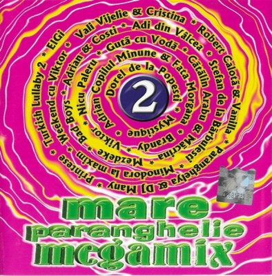 CD Mare Paranghelie Megamix 2: Nicu Paleru, Catalin Arabu, ELGI, original foto