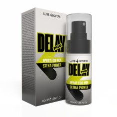 Intarzierea ejacularii - Lube4Lovers Delay Pro Spray pentru Barbati 40 ml Extra Putere Intarziere si Control cu Extracte Naturale