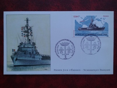 2009-Franta-Port -Helicoptere-F.D.C.-MNH foto