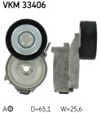 SKF VKM 33406 rola intinzator,curea transmisie