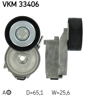 SKF VKM 33406 rola intinzator,curea transmisie