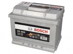 Baterie BOSCH 12V 63Ah 610A S5 (R+ Borna standard) 242x175x190 B13 - flansa montare 10.5 mm foto