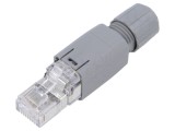 Conector RJ45 LAPP 8 pini Cat 5e ecranat drept 4,5-8mm