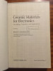 Relva C. Buchanan - CERAMIC MATERIALS FOR ELECTRONICS (New York - copie xerox)