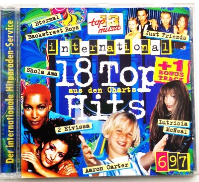 cd: Var. - 18 Top Hits Aus Den Charts 6 / 97 _NM / NM_Top 13 Music,Germania 1997 foto