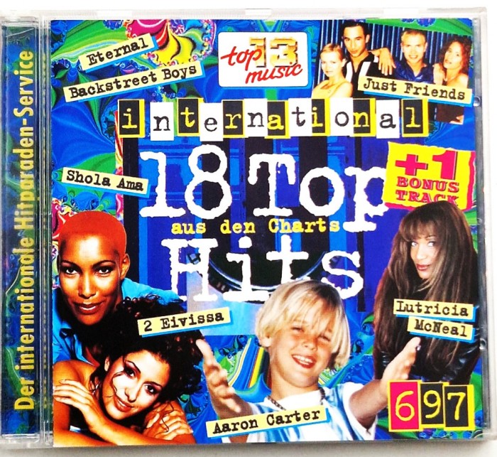 cd: Var. - 18 Top Hits Aus Den Charts 6 / 97 _NM / NM_Top 13 Music,Germania 1997