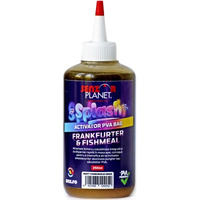 Aditiv Lichid Senzor Splash Activator PVA, Frankfurter &amp;amp; Fishmeal, 250ml foto