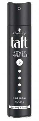 Fixativ spray Taft Power Invisible, nivel fixare 5, formula vegana, 250 ml foto