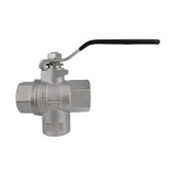 Robinete sferice cu 3 căi, 1 inch, alamă - Control precis