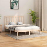 VidaXL Cadru de pat, 160x200 cm, lemn masiv