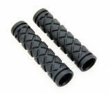 Set 2 Mansoane Bicicleta Jet G-73A Negre, 118mm, Diametru 22.2mm