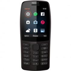 Telefon mobil Nokia 210 (2019),&nbsp;Dual SIM, Negru