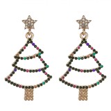 Cercei Christmas Tree, Bijuterii De Crăciun, Multicolor, Oem