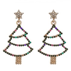 Cercei Christmas Tree, Bijuterii De Crăciun, Multicolor