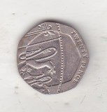 bnk mnd Marea Britanie Anglia 20 pence 2015