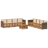 vidaXL Seturi de canapele 9 pcs Lemn Solid de Acacia 3384165