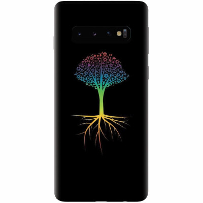 Husa silicon personalizata pentru Samsung Galaxy S10, Tree 001 foto