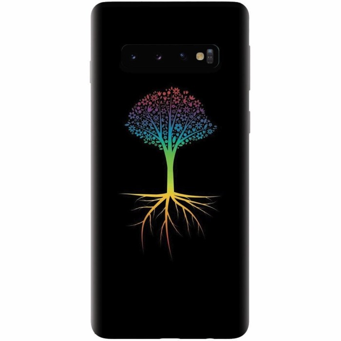 Husa silicon personalizata pentru Samsung Galaxy S10, Tree 001