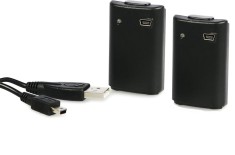 Set 2 acumulatori pentru controller Xbox 360 + cablu USB - EAN: 5055269702733