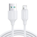 Cumpara ieftin Cablu pentru incarcare si transfer de date Joyroom S-UL012A9, USB/Lightning, 2.4A, 1m, Alb