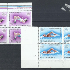 TSV$ - 1984 LP 1100 J.O. DE VARA, LOS ANGELES - PREOLIMPIADA BLOC X 4 MNH/** LUX