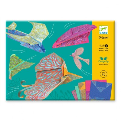 Joc creativ origami Pasari inaripate, Djeco foto